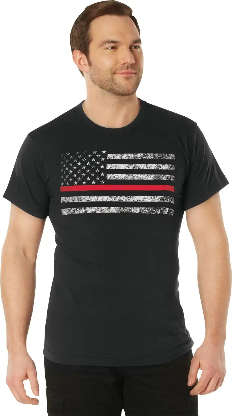 Rothco Thin Red Line Flag t Shirt