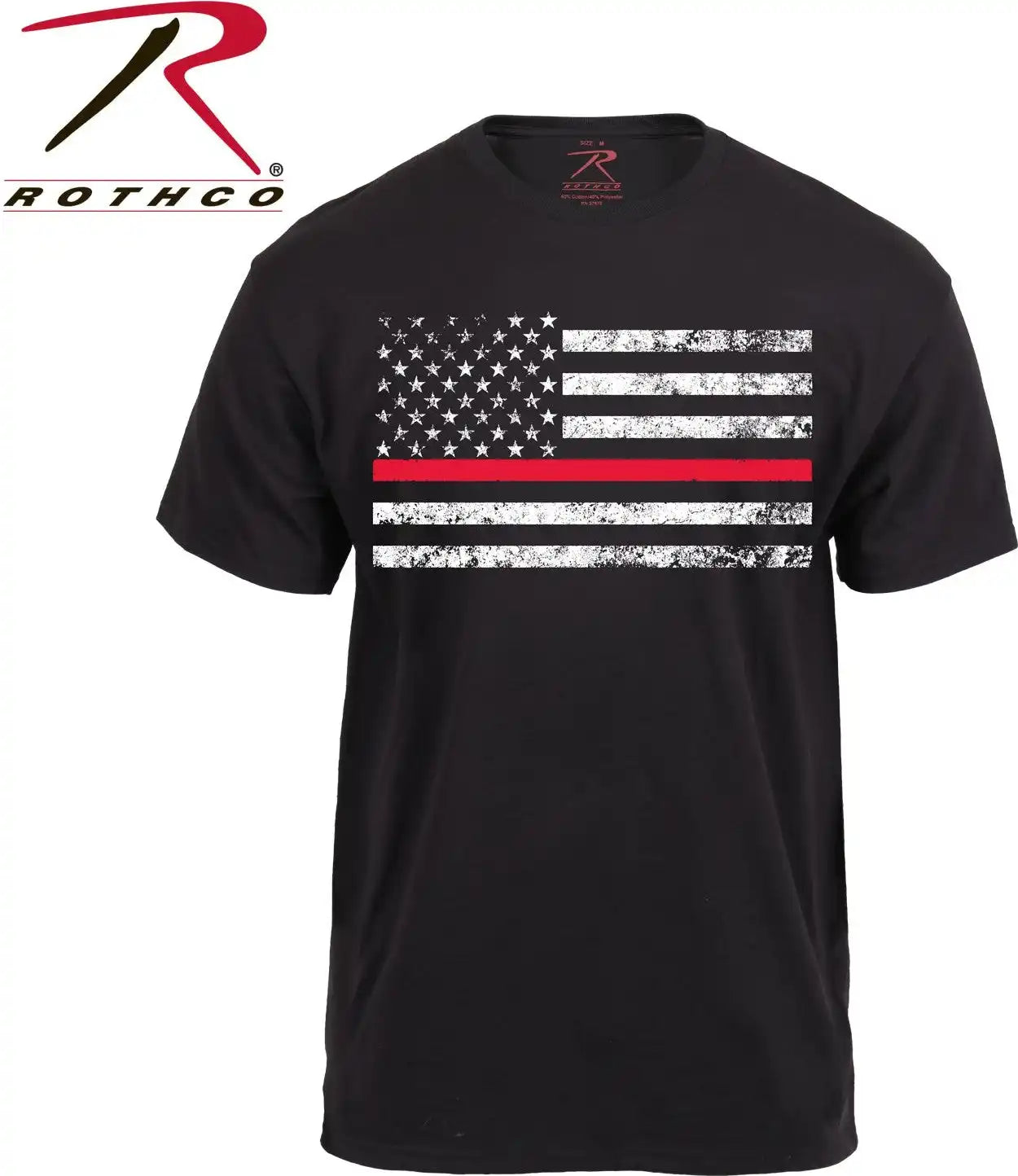 Rothco Thin Red Line Flag t Shirt