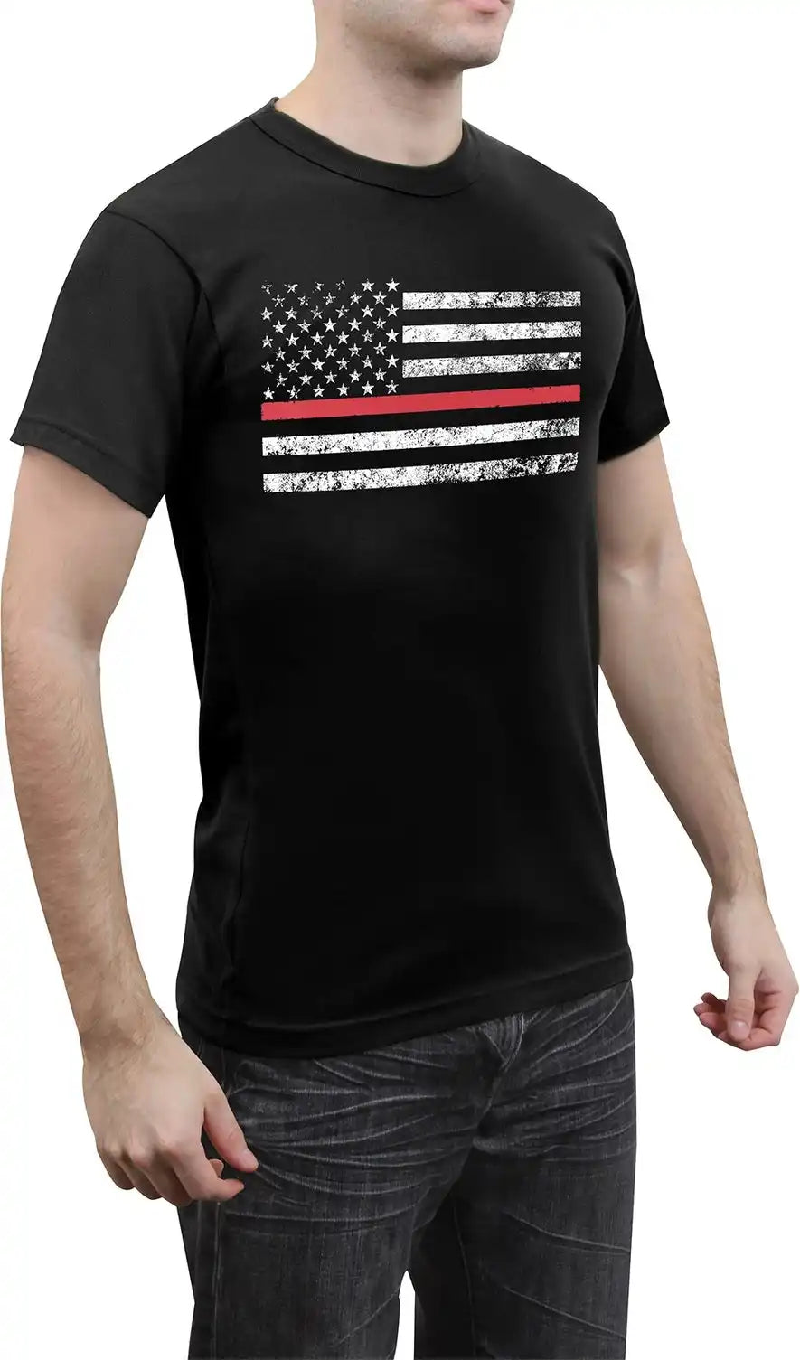 Rothco Thin Red Line Flag t Shirt