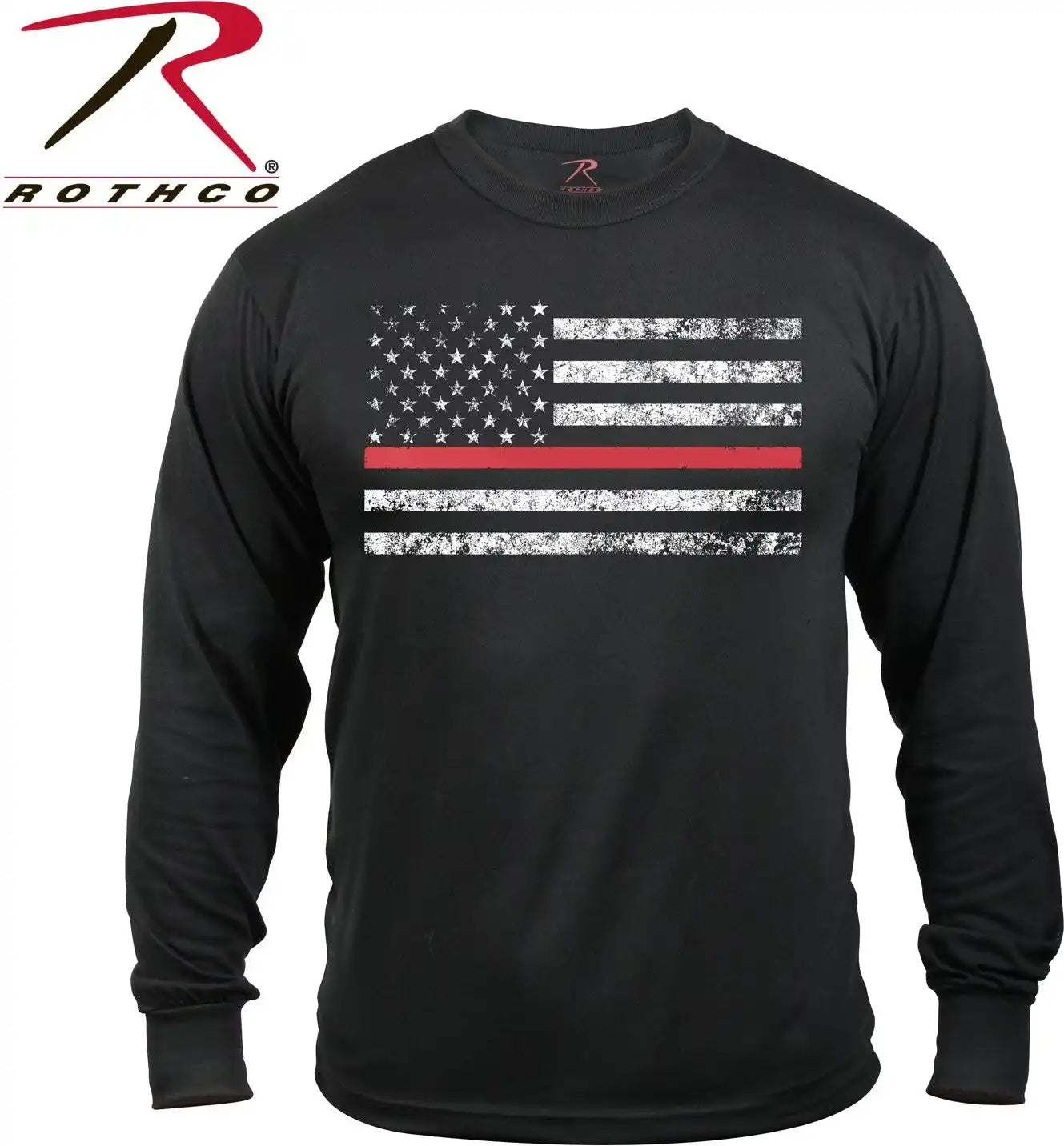 Rothco Thin Red Line Long Sleeve t Shirt