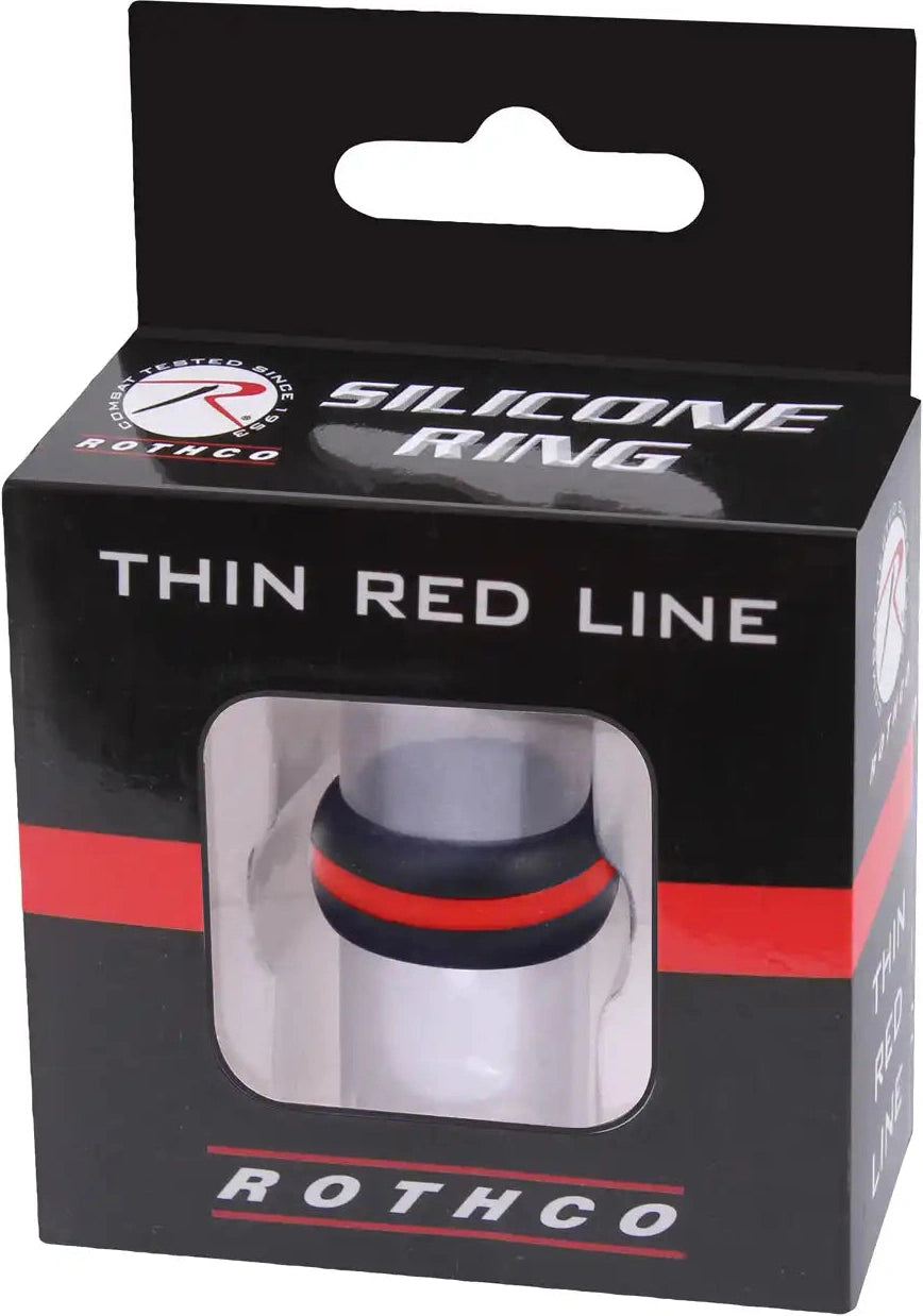 Rothco Thin Red Line Silicone Ring 12