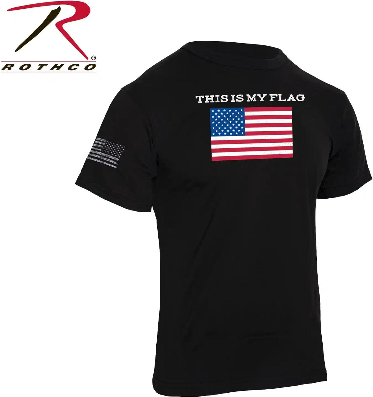 Rothco ?This is my Flag’ t Shirt Black / m