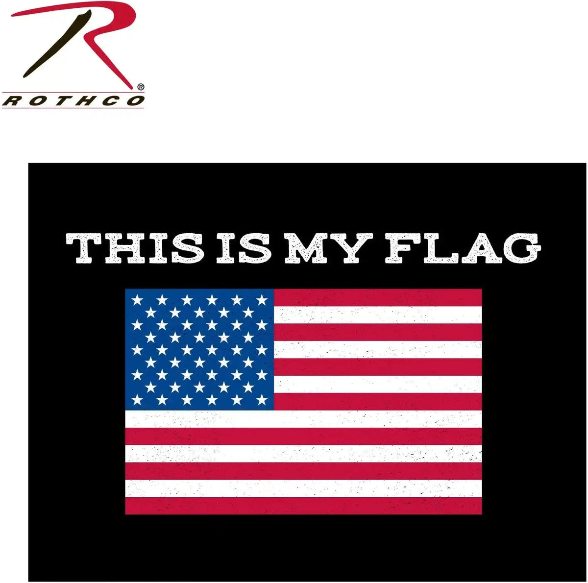 Rothco ?This is my Flag’ t Shirt Black / m