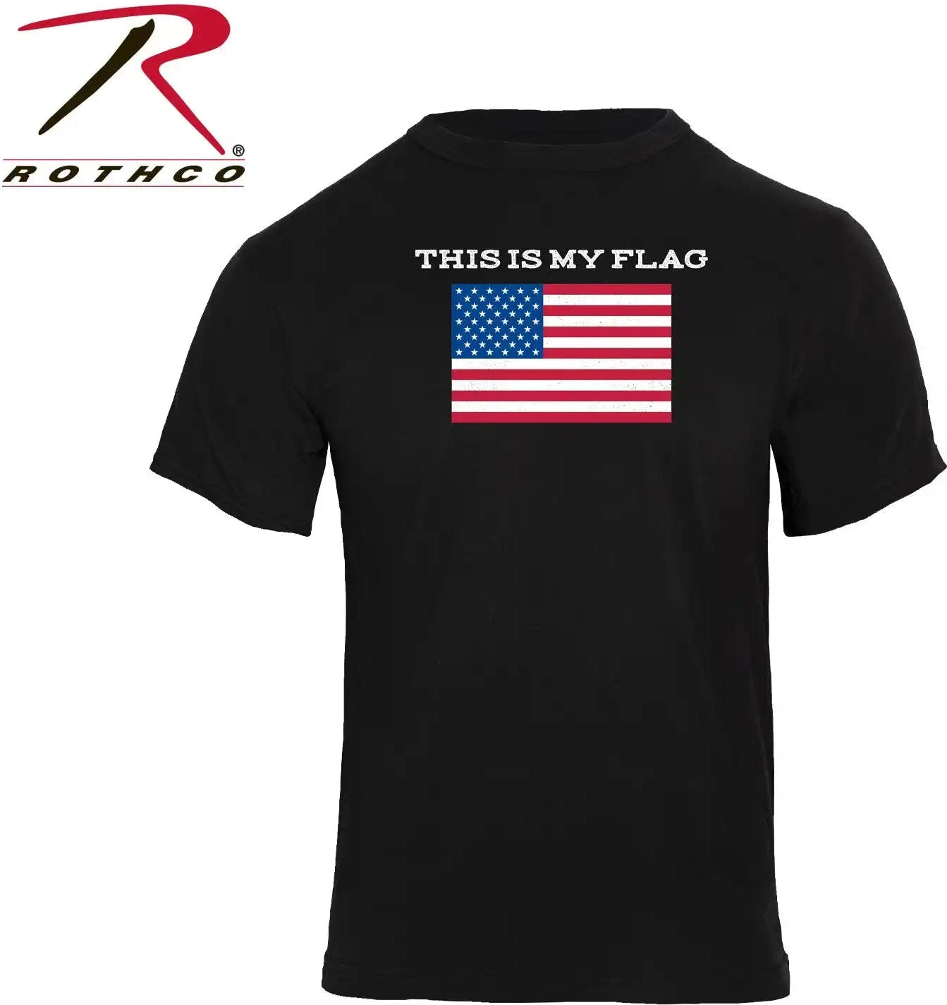 Rothco ?This is my Flag’ t Shirt Black / m