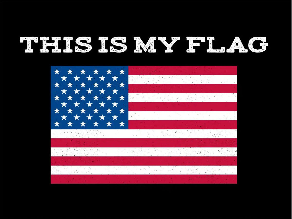 Rothco ?This is my Flag’ t Shirt Black / m