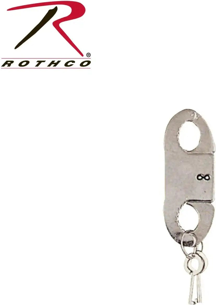Rothco Thumbcuffs / Steel Nickel Plated