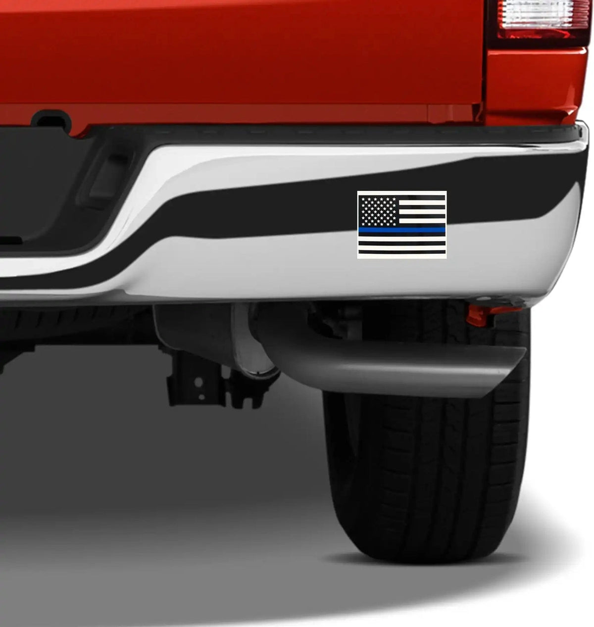 Rothco Transparent Thin Blue Line Flag Decal