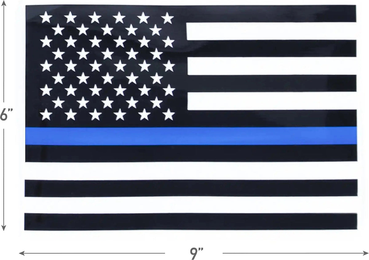 Rothco Transparent Thin Blue Line Flag Decal