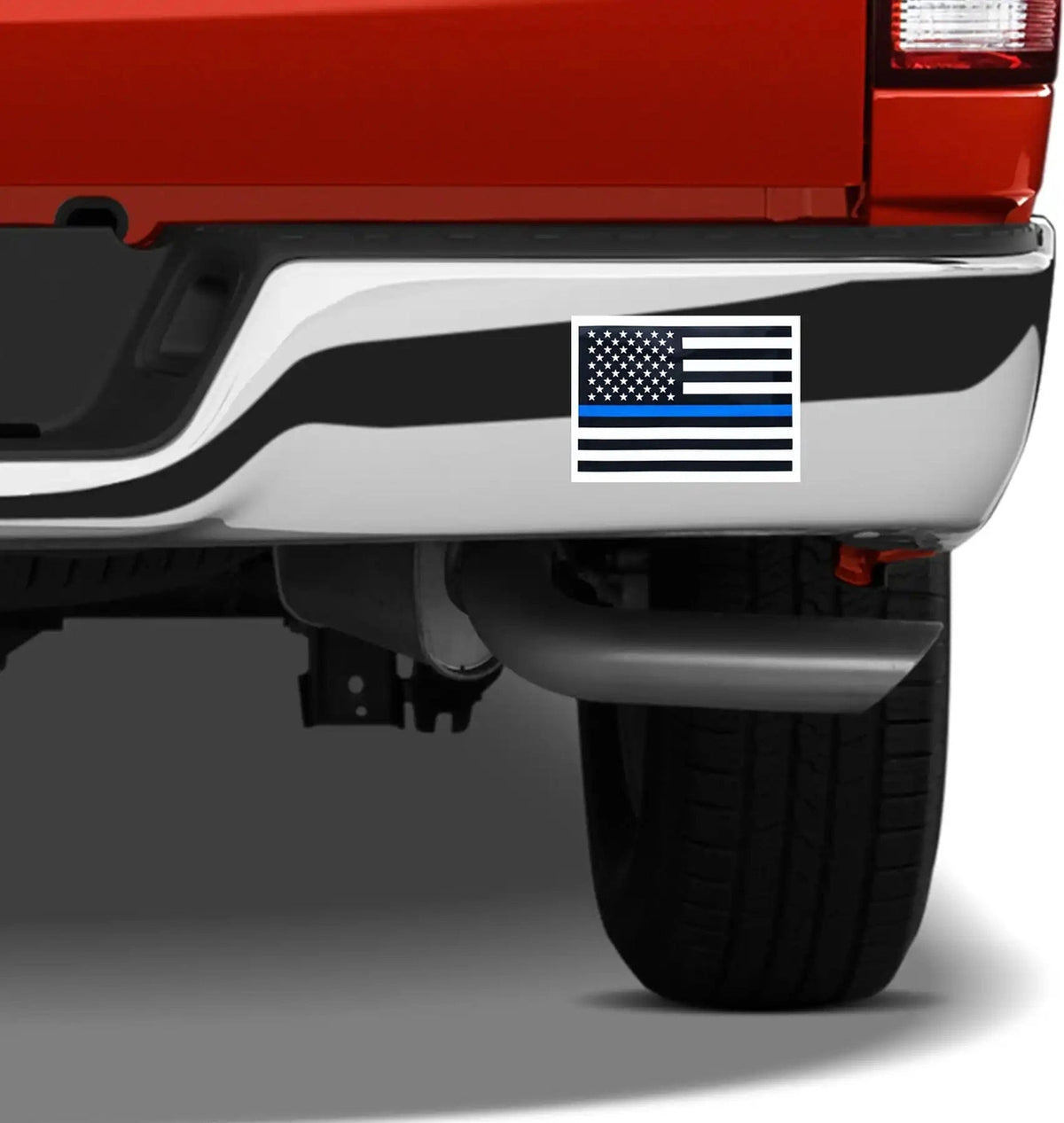 Rothco Transparent Thin Blue Line Flag Decal
