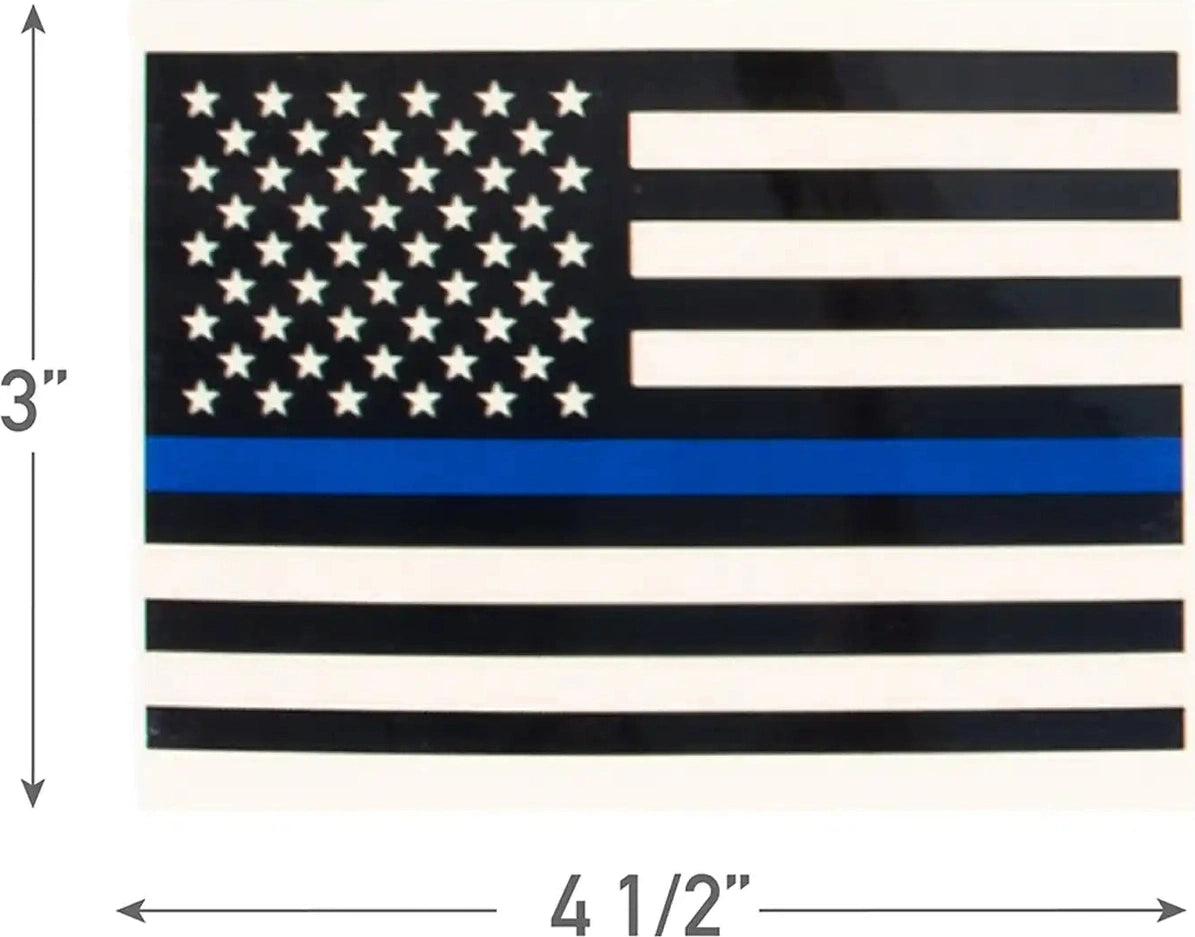 Rothco Transparent Thin Blue Line Flag Decal