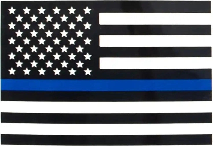 Rothco Transparent Thin Blue Line Flag Decal