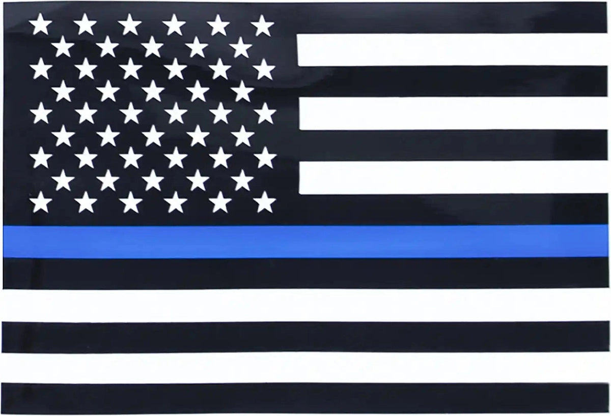 Rothco Transparent Thin Blue Line Flag Decal