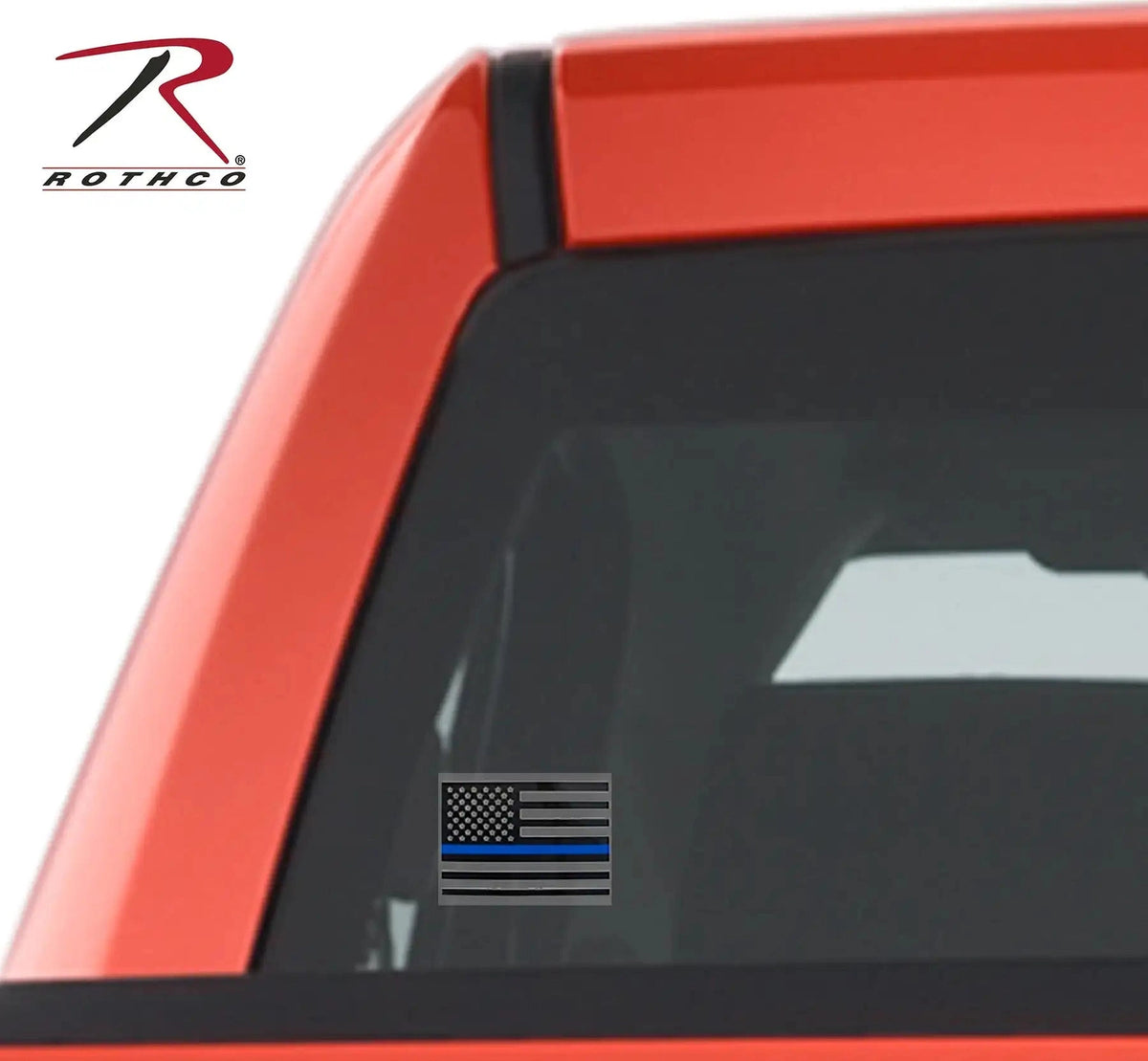 Rothco Transparent Thin Blue Line Flag Decal