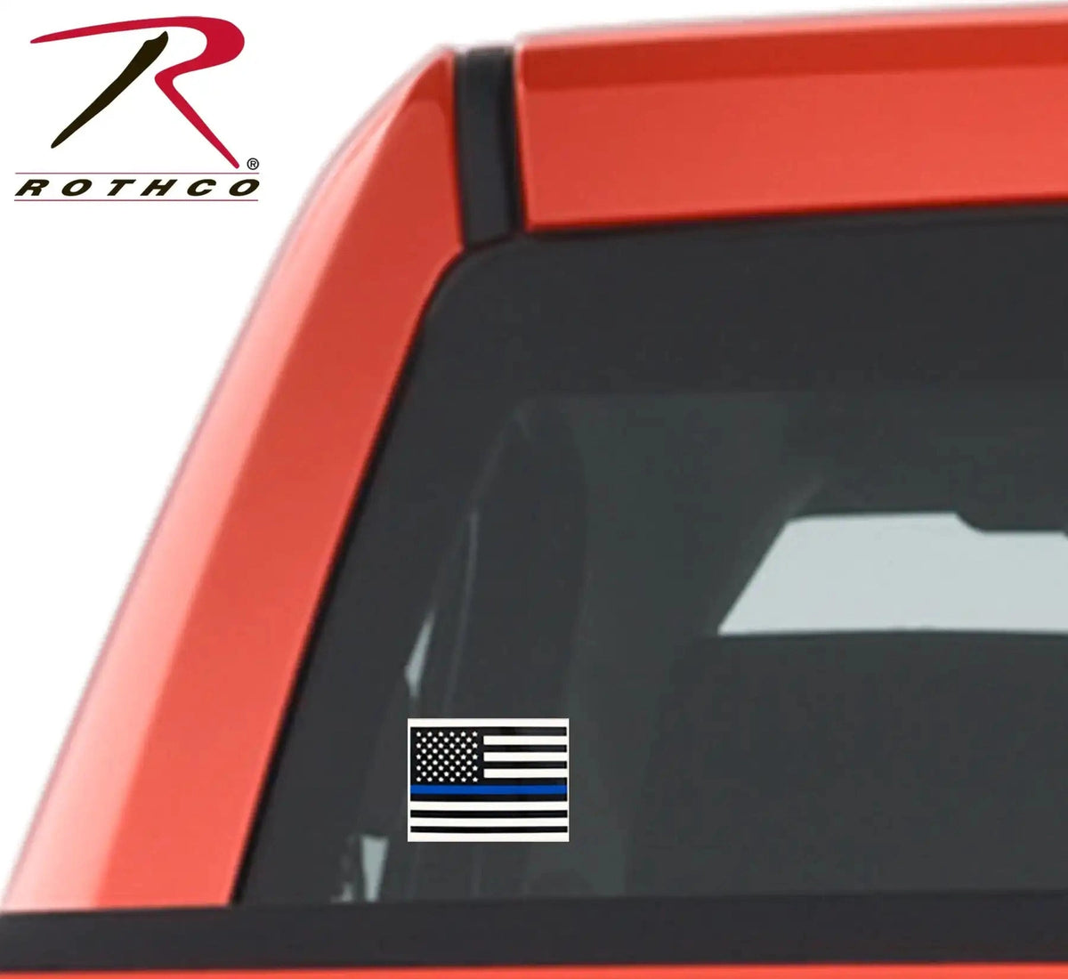 Rothco Transparent Thin Blue Line Flag Decal