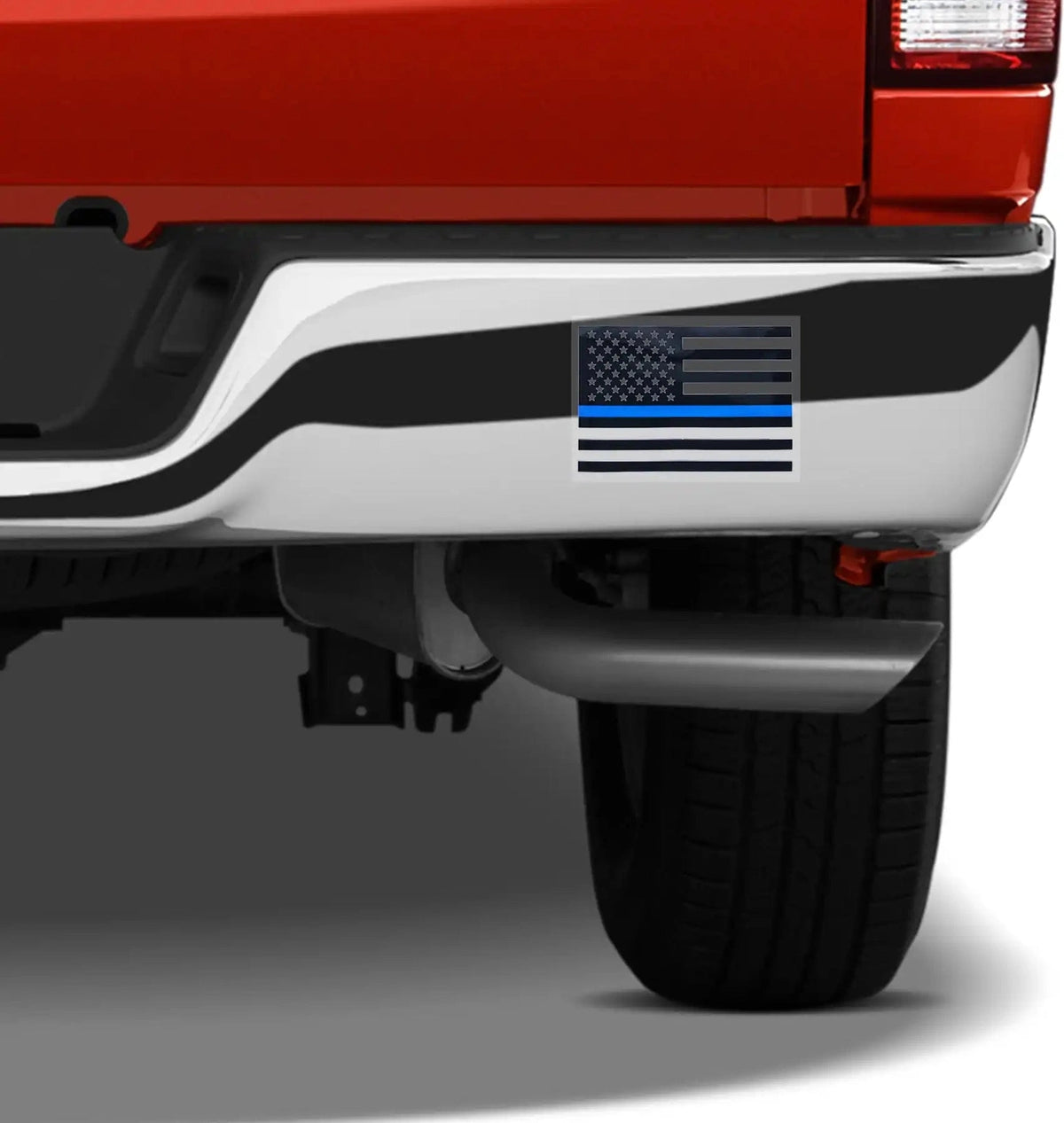 Rothco Transparent Thin Blue Line Flag Decal