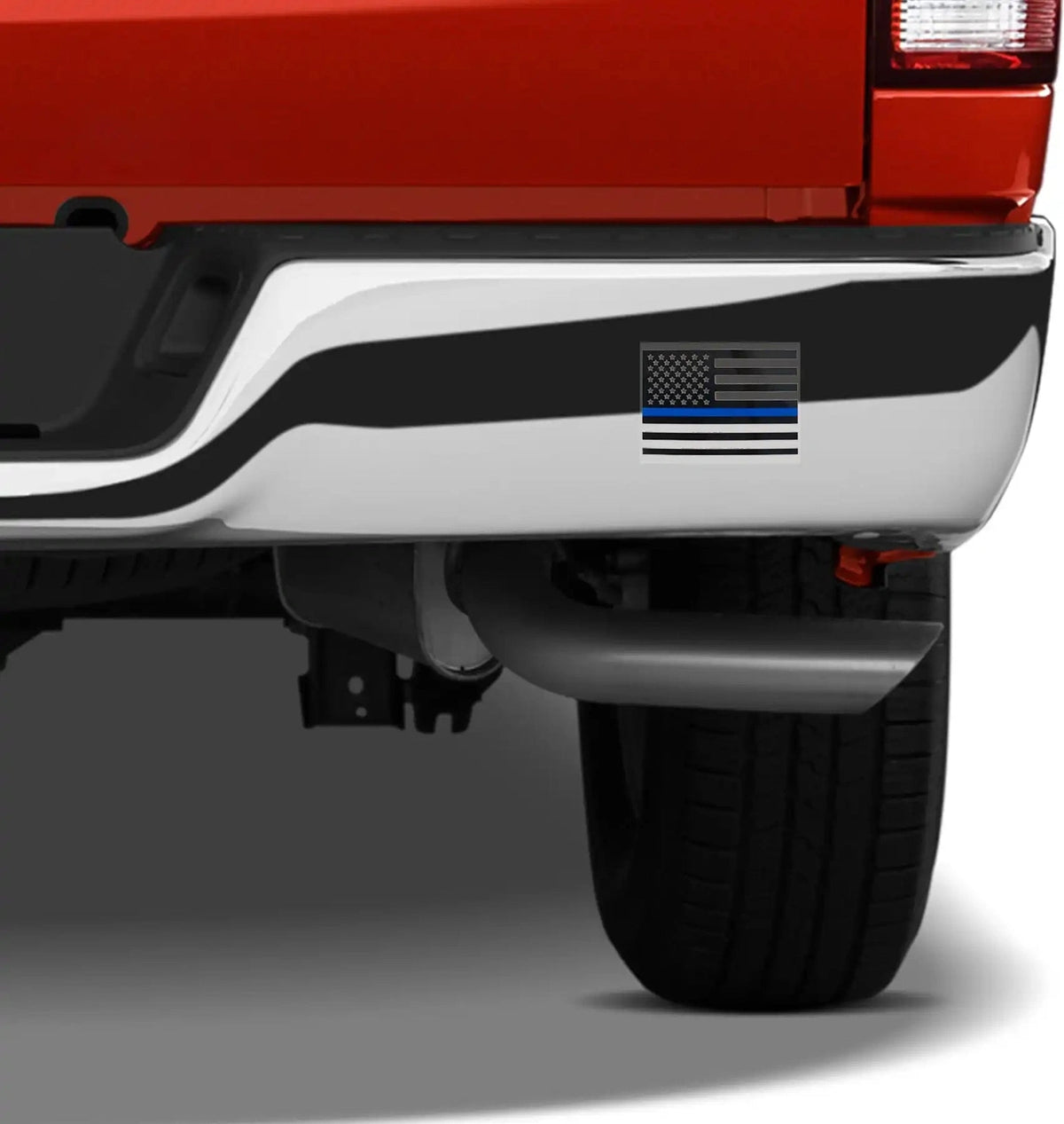 Rothco Transparent Thin Blue Line Flag Decal s