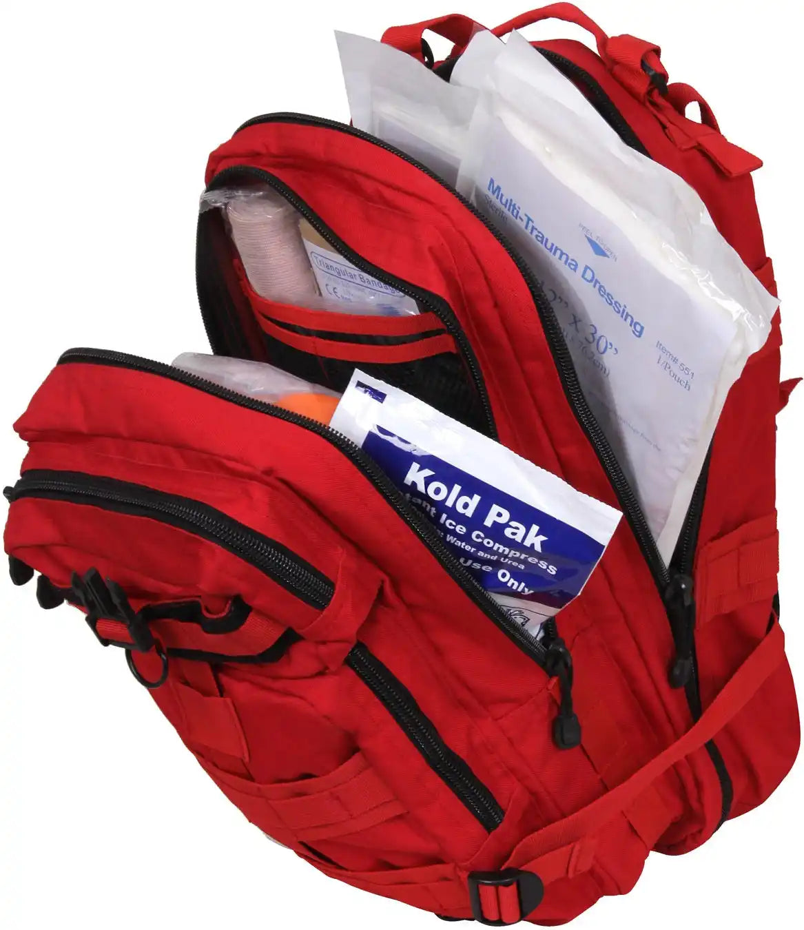 Rothco Trauma Kit Backpack Red