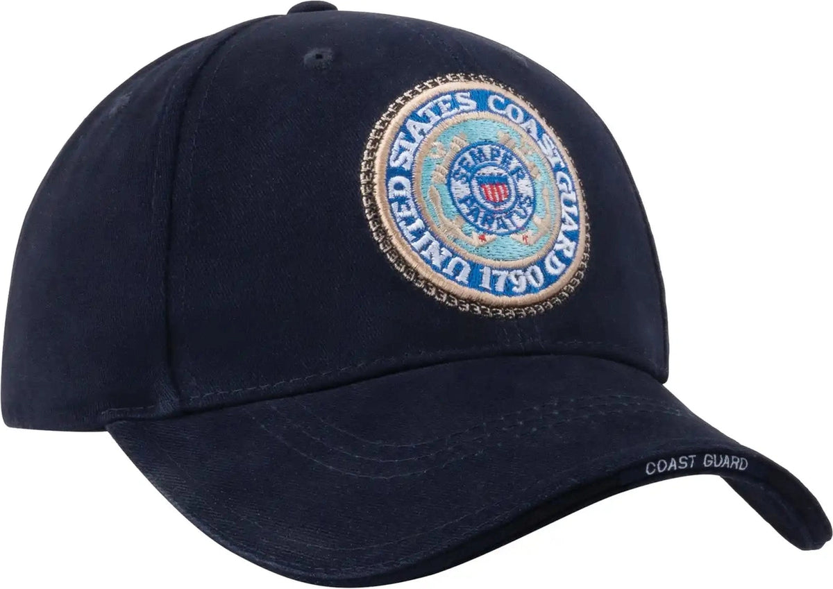 Rothco U.s. Coast Guard Deluxe Low Profile Insignia Cap