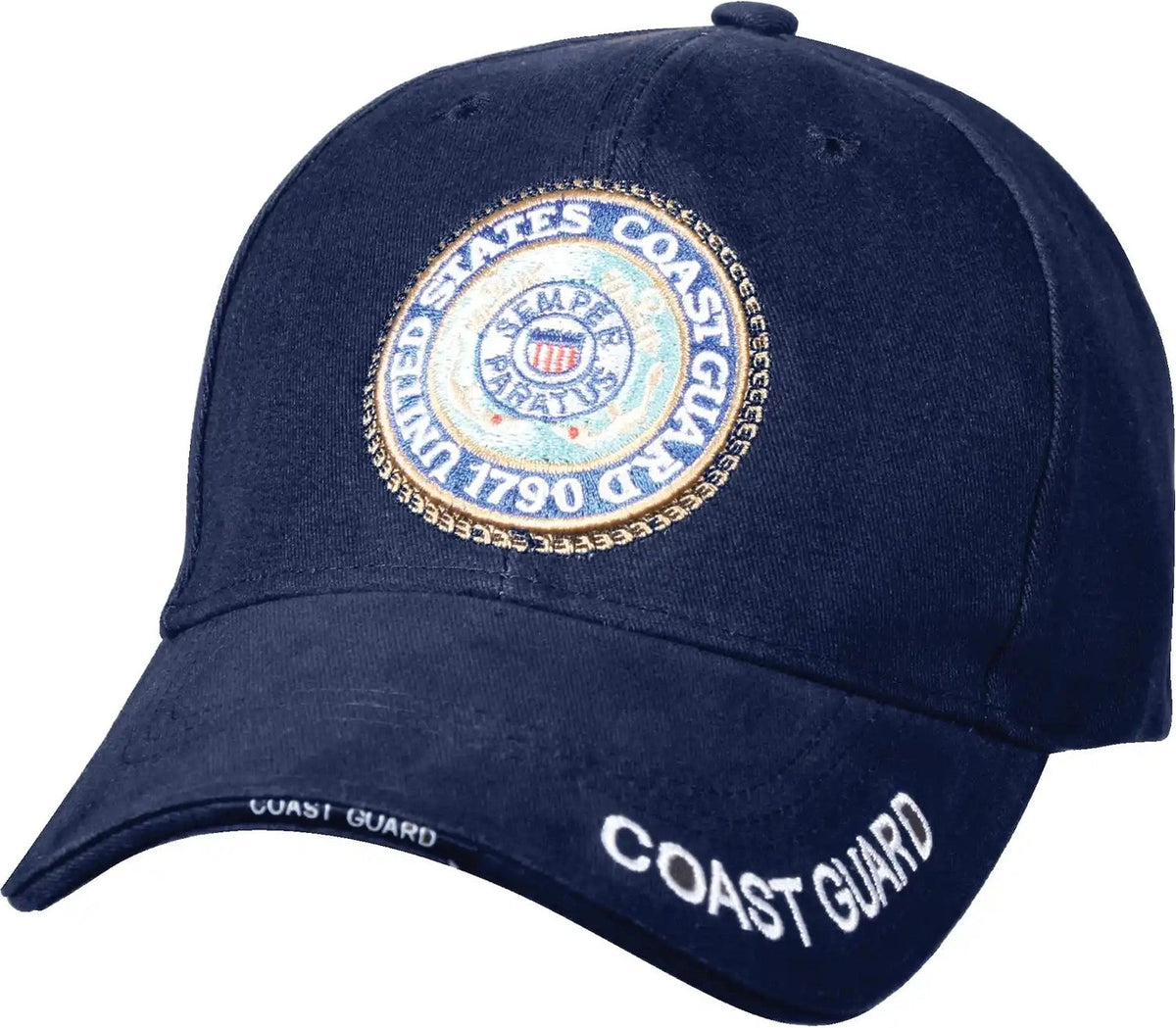 Rothco U.s. Coast Guard Deluxe Low Profile Insignia Cap