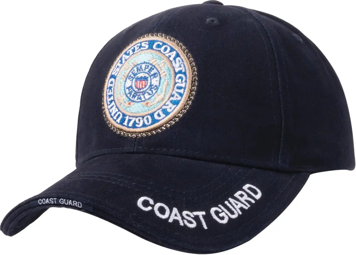 Rothco U.s. Coast Guard Deluxe Low Profile Insignia Cap