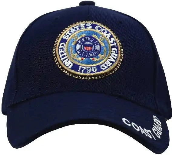 Rothco U.s. Coast Guard Deluxe Low Profile Insignia Cap