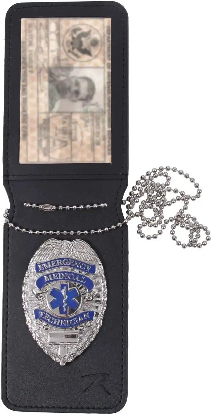 Rothco Universal Leather Badge &amp; Id Holder