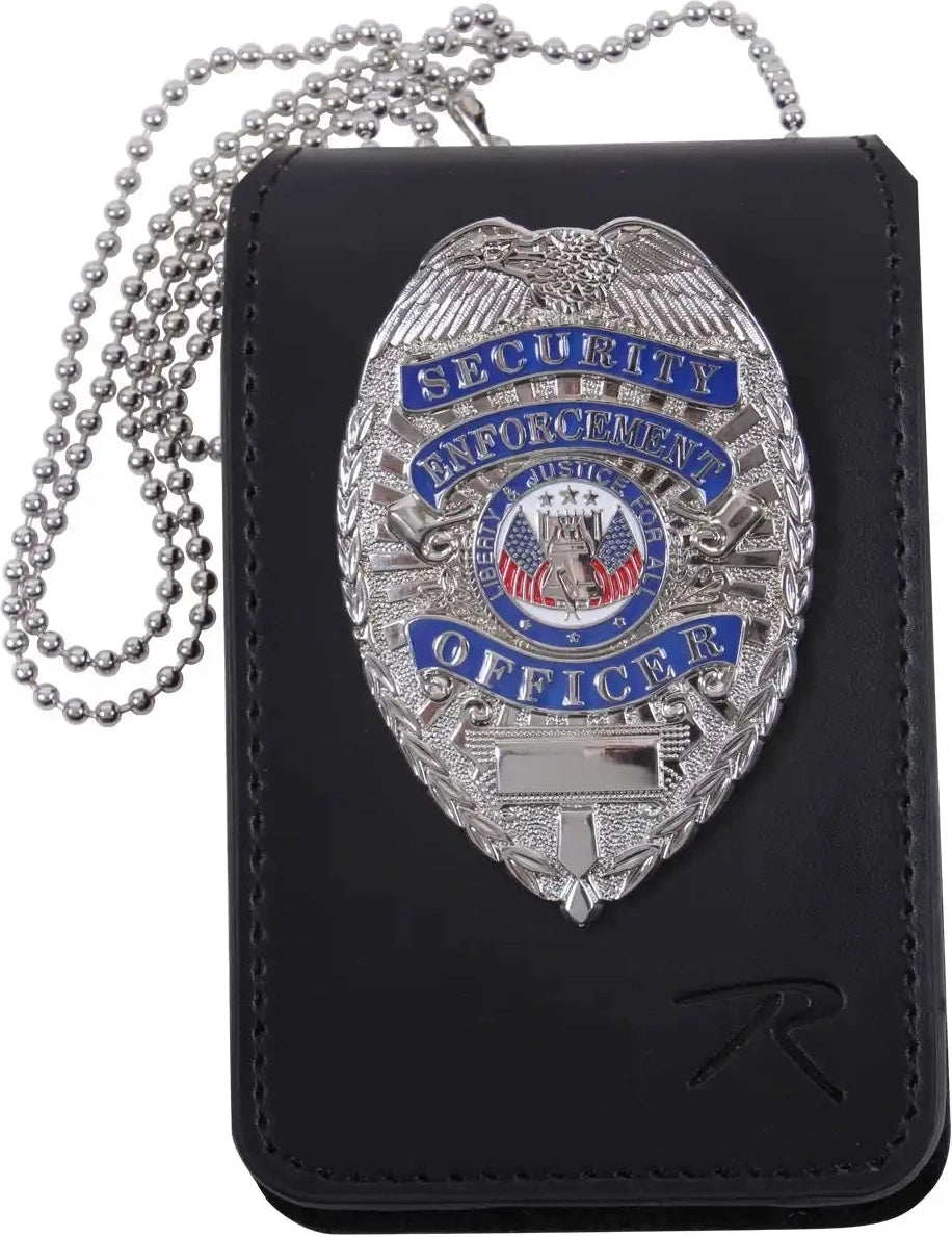 Rothco Universal Leather Badge &amp; Id Holder