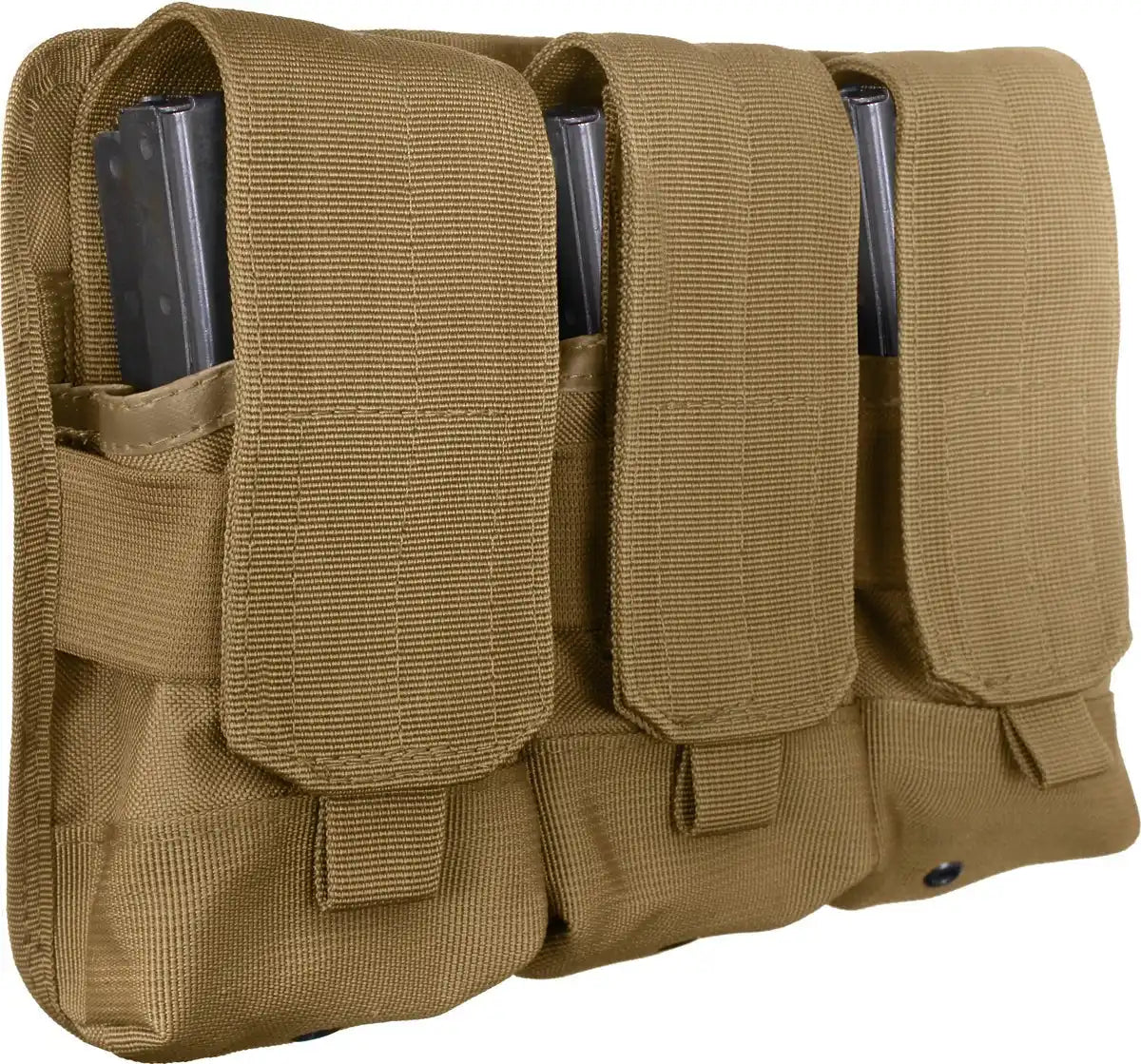 Rothco Universal Triple Mag Rifle Pouch Coyote Brown / one Size