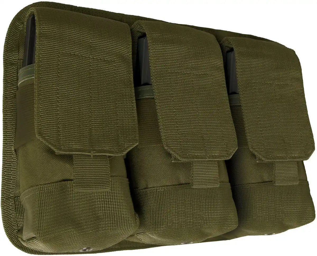 Rothco Universal Triple Mag Rifle Pouch Olive Drab / one Size