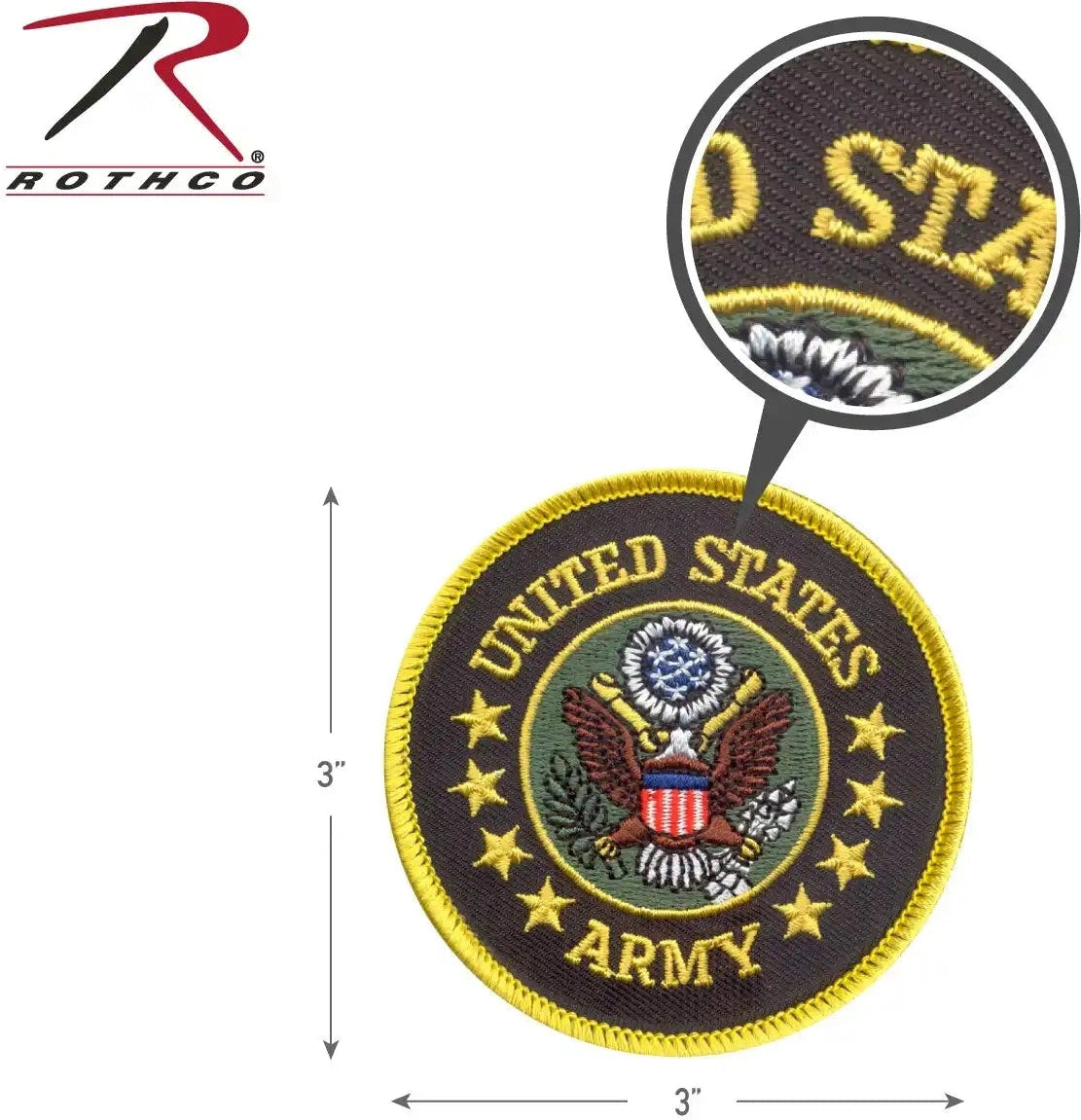 Rothco us Army Round Patch
