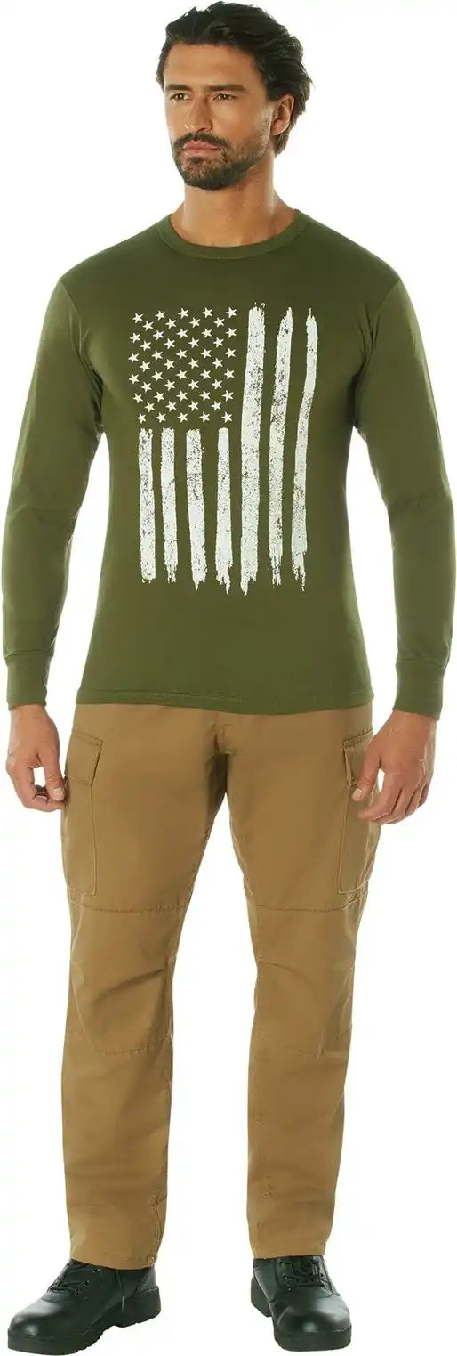 Rothco us Flag Long Sleeve t Shirt