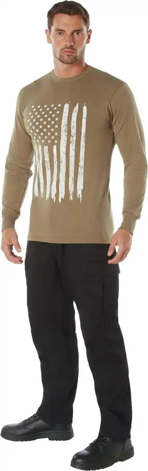 Rothco us Flag Long Sleeve t Shirt