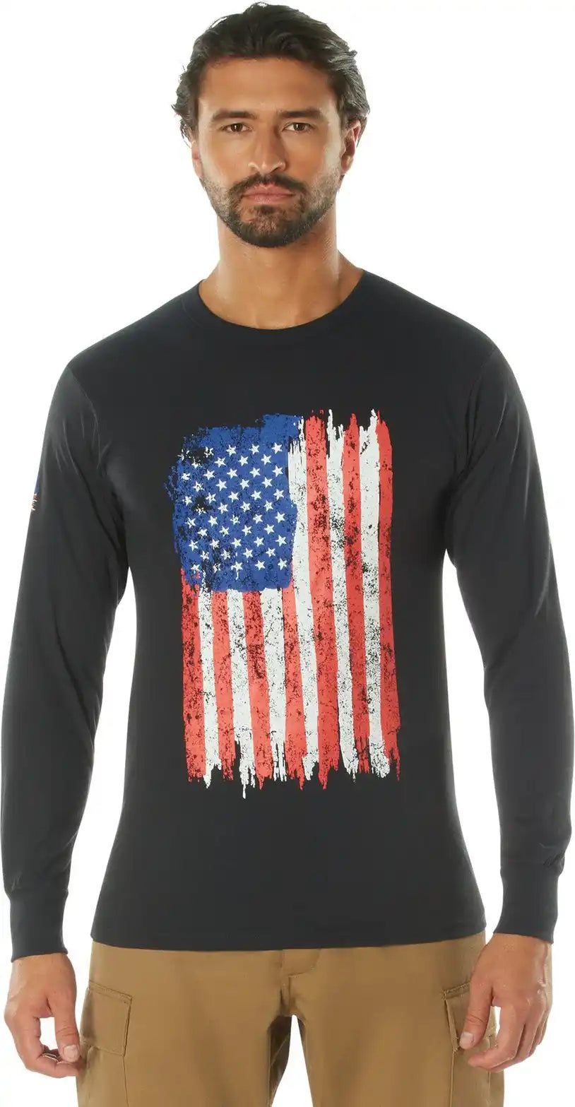 Rothco us Flag Long Sleeve t Shirt
