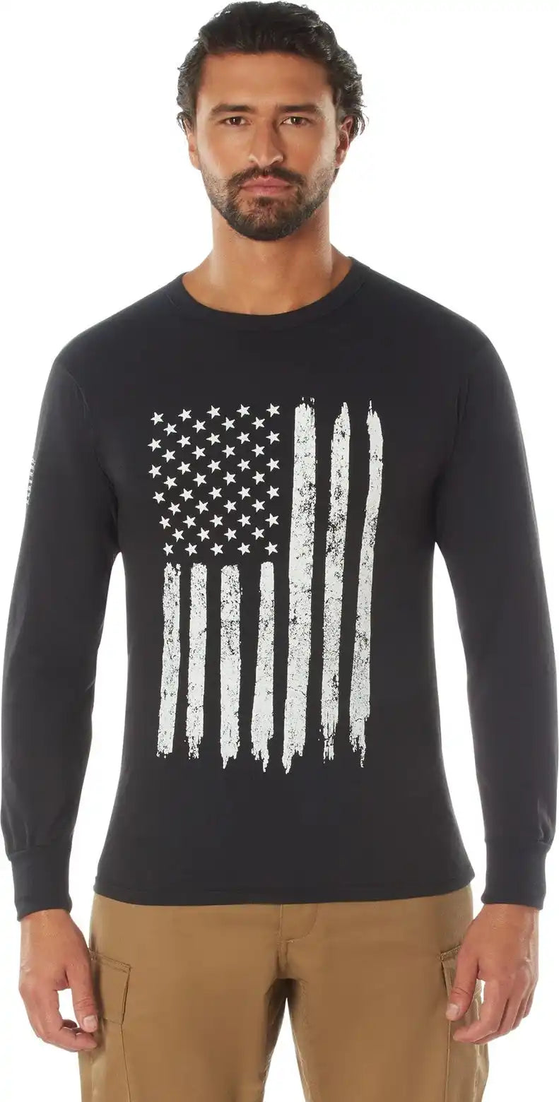 Rothco us Flag Long Sleeve t Shirt