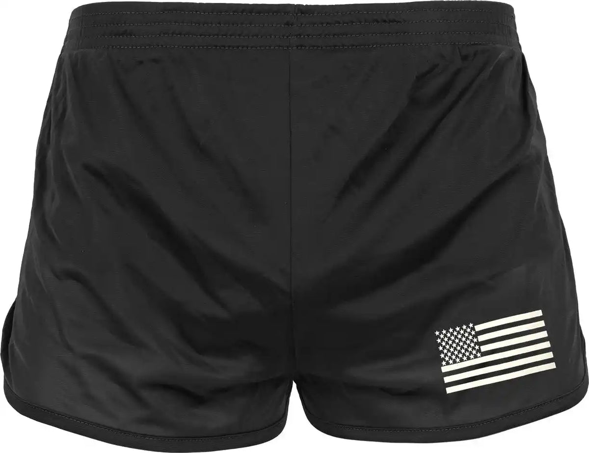 Rothco us Flag Ranger Pt (physical Training) Shorts Black
