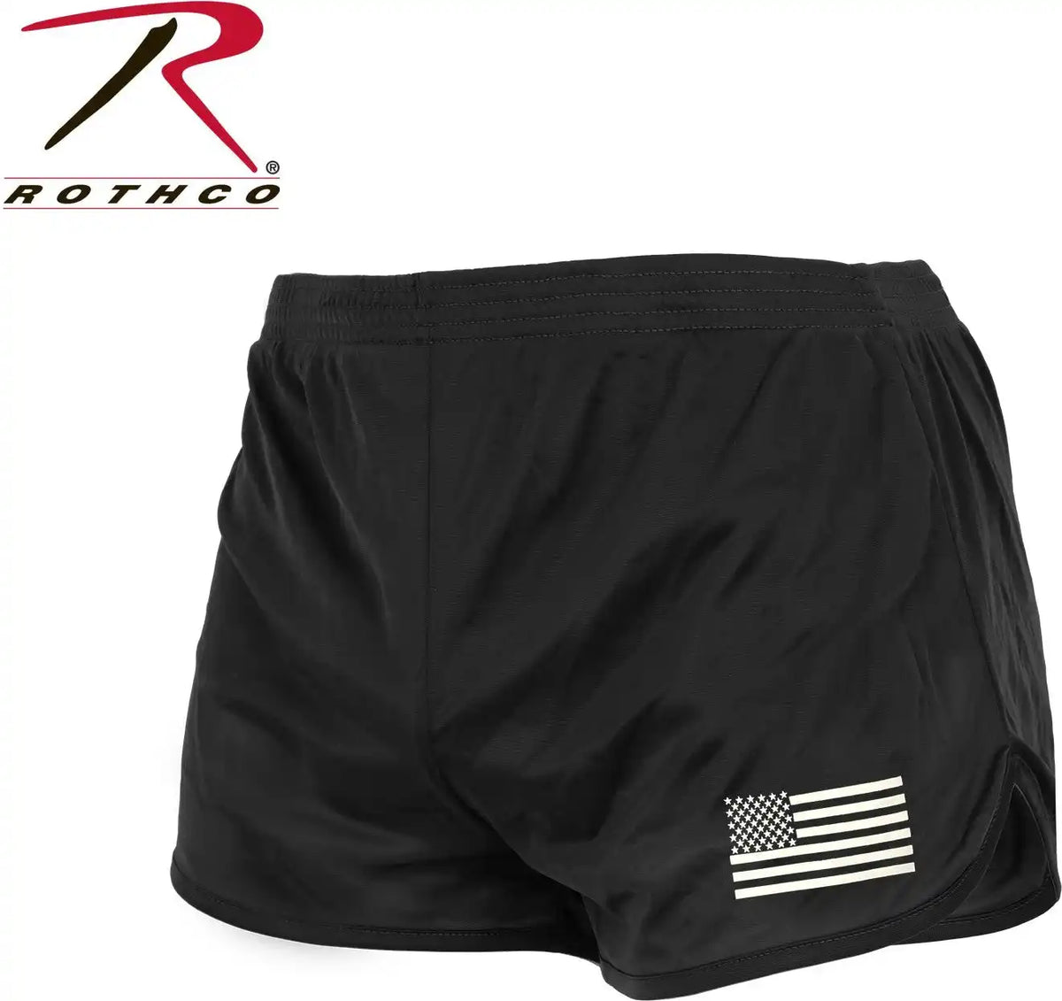 Rothco us Flag Ranger Pt (physical Training) Shorts Black