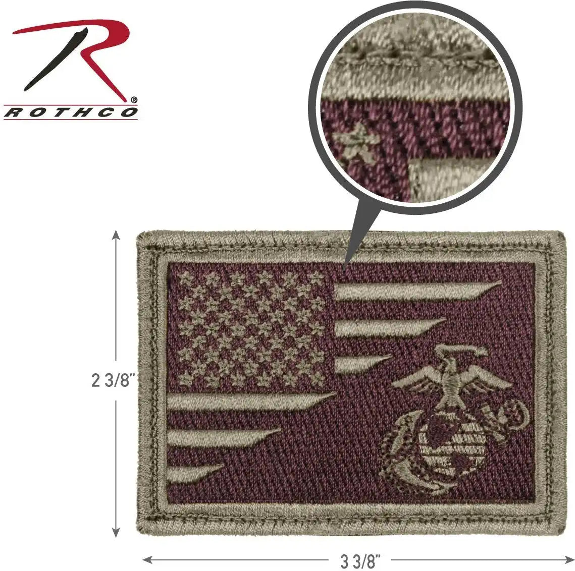 Rothco us Flag / Usmc Eagle Globe and Anchor Morale Patch