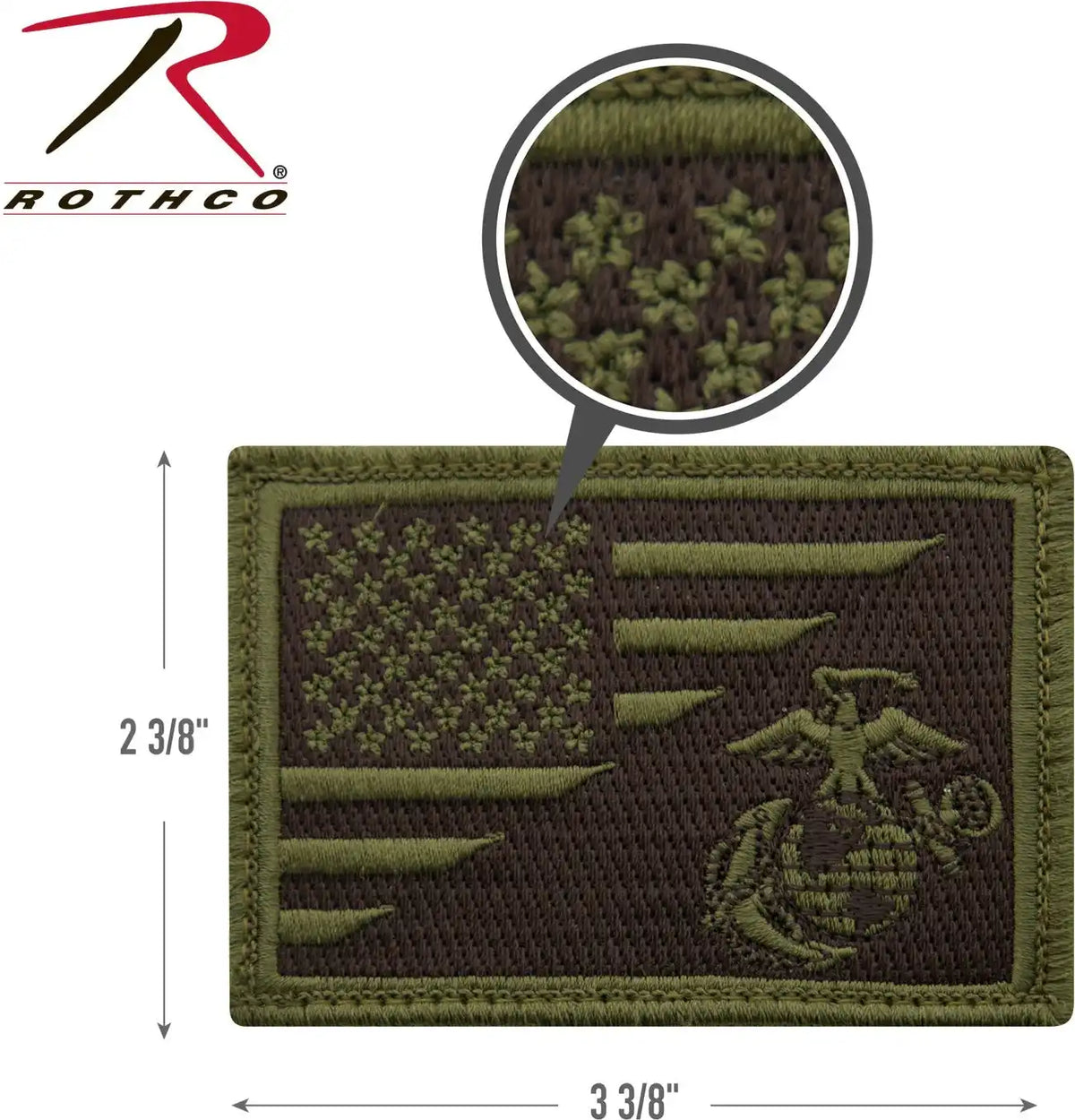 Rothco us Flag / Usmc Eagle Globe and Anchor Morale Patch