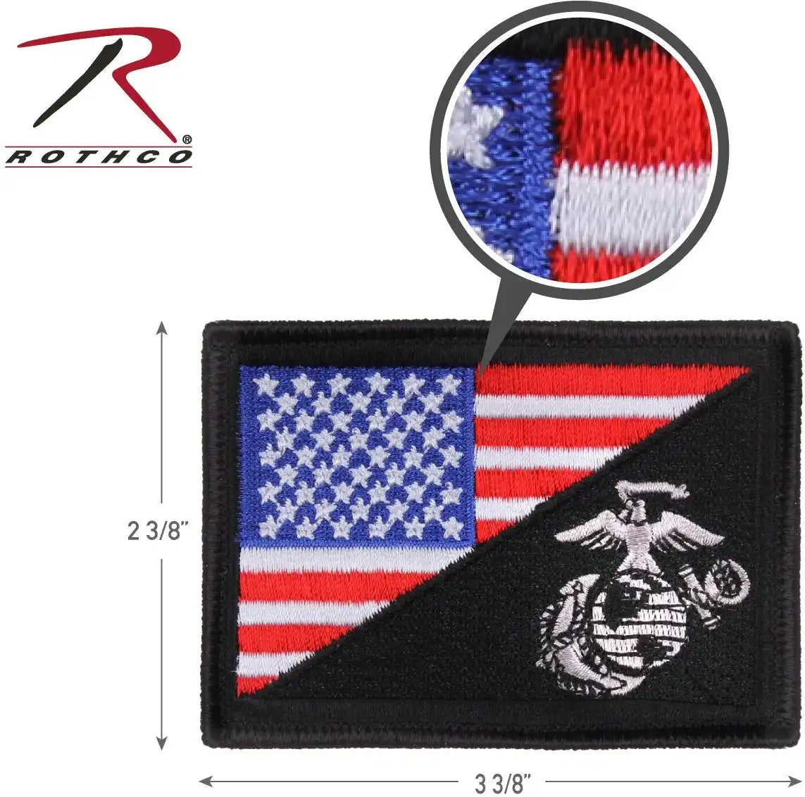 Rothco us Flag / Usmc Eagle Globe and Anchor Morale Patch