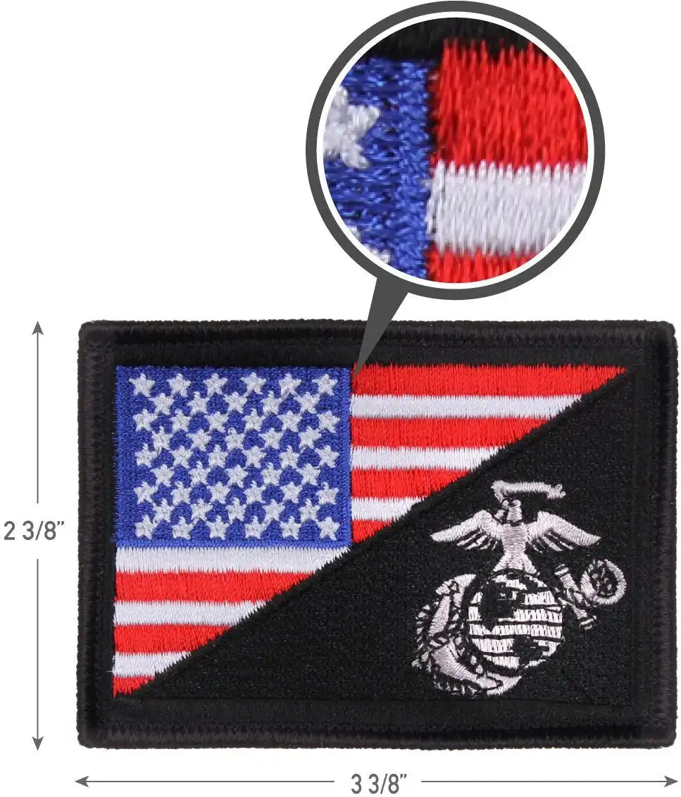Rothco us Flag / Usmc Eagle Globe and Anchor Morale Patch