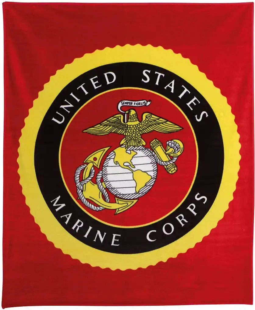 Rothco us Navy Military Insignia Fleece Blanket