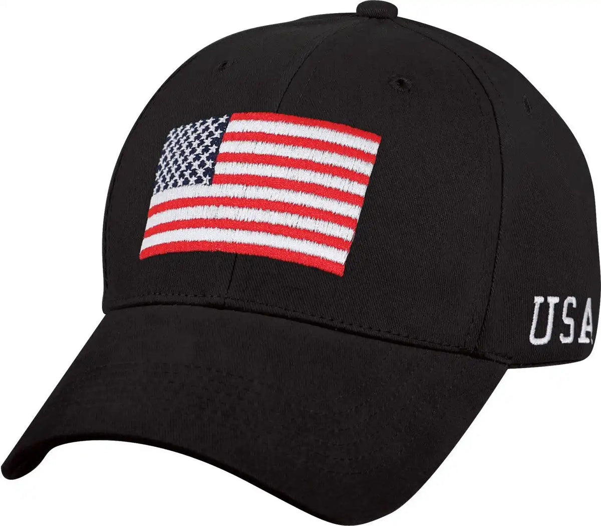Rothco Usa Flag Low Profile Cap Black / one Size