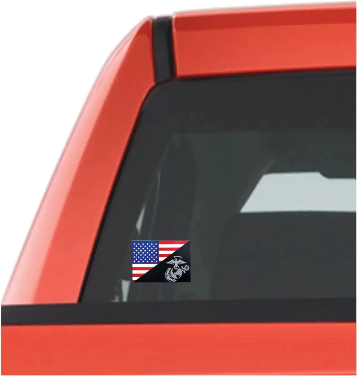 Rothco Usmc Eagle Globe and Anchor Flag Decal (outside / Back Gum) 3’’ x 4 1/34’’
