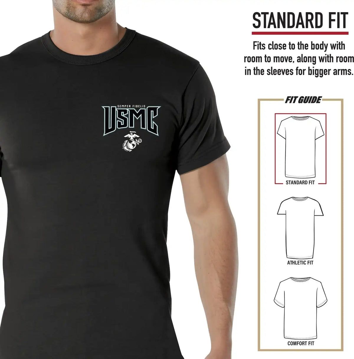 Rothco Usmc First to Fight t Shirt