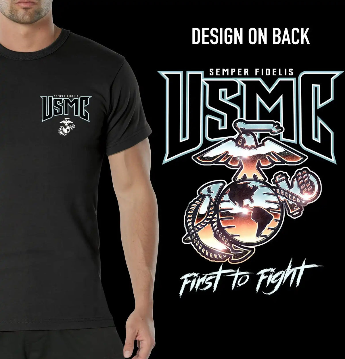 Rothco Usmc First to Fight t Shirt