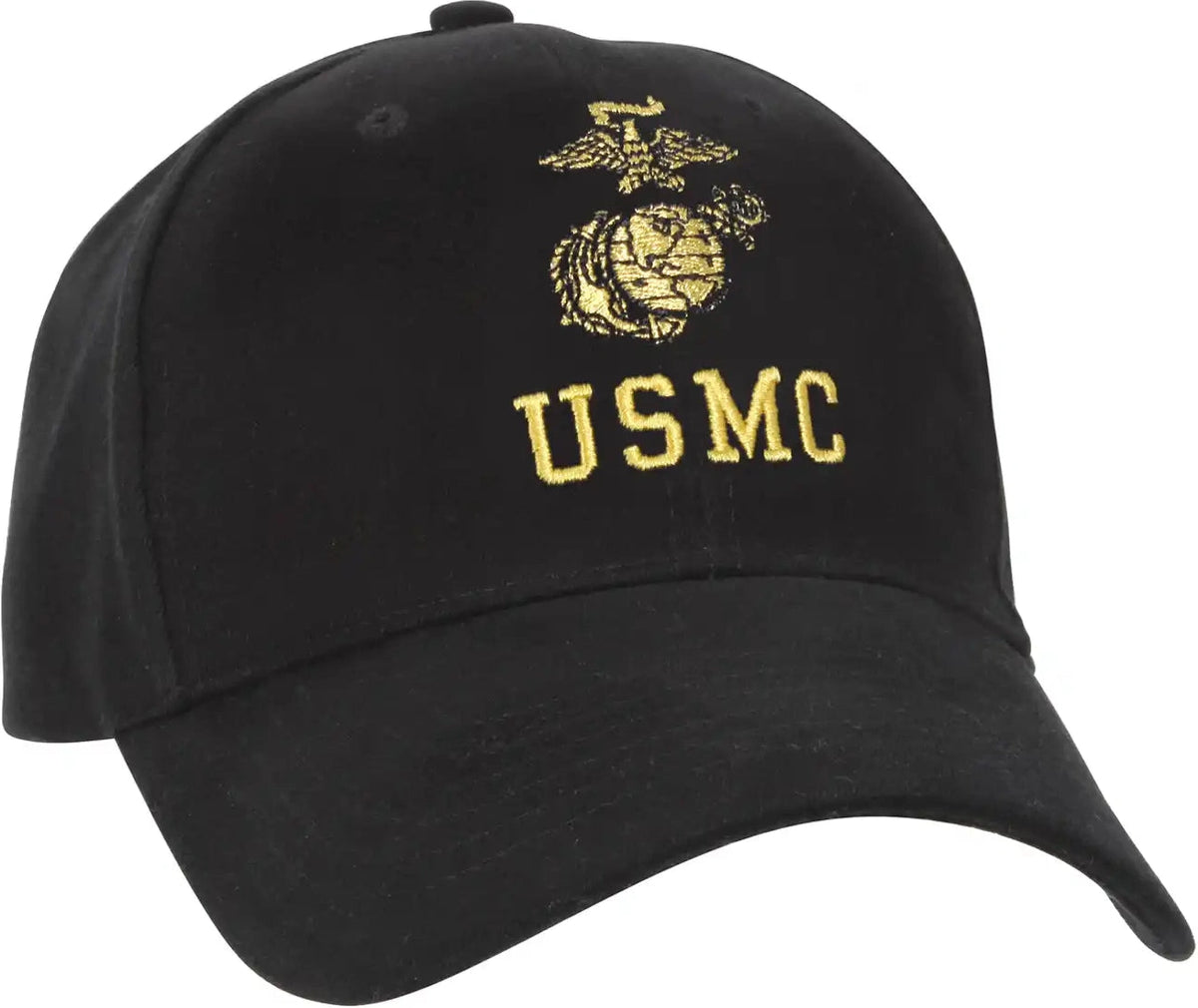 Rothco Usmc with Eagle Globe &amp; Anchor Insignia Cap Black / one Size