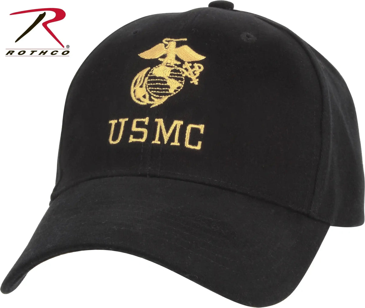 Rothco Usmc with Eagle Globe &amp; Anchor Insignia Cap Black / one Size