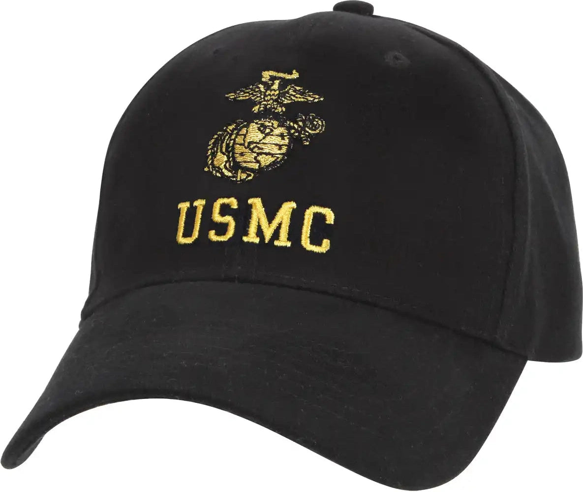 Rothco Usmc with Eagle Globe &amp; Anchor Insignia Cap Black / one Size