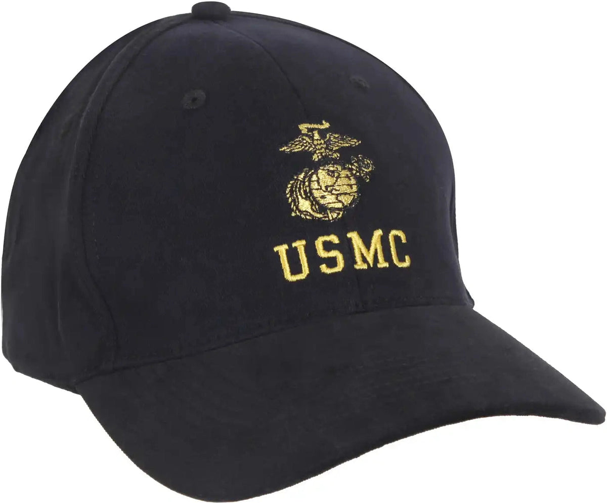 Rothco Usmc with Eagle Globe &amp; Anchor Insignia Cap Black / one Size