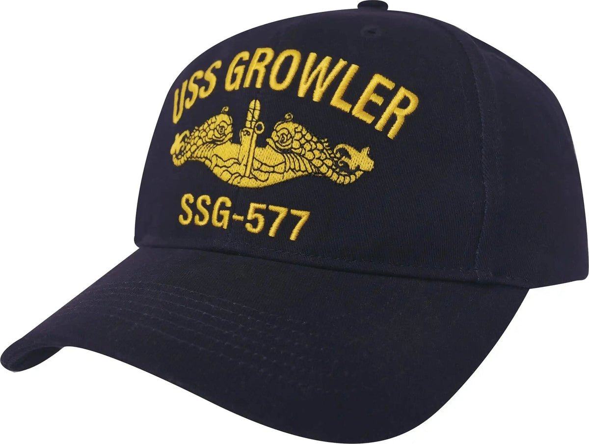 Rothco Uss Growler Low Profile Cap Navy Blue